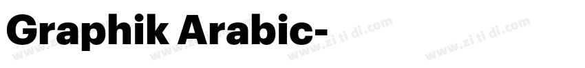 Graphik Arabic字体转换 Graphik Arabic字体转换
